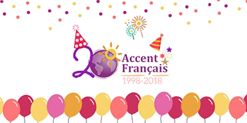 ACCENT FRANÃAIS FÃTE SES 20 ANS